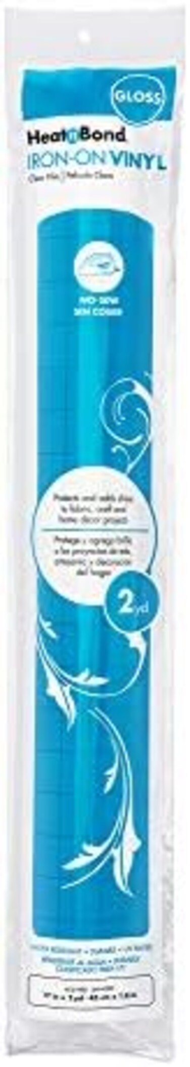 Iron-On Vinyl, 17" X 2 Yards, 17" X2 Yards Gloss