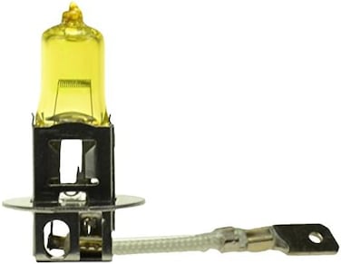 Hella Optilux H71070662 Xy Series H3 مصابيح هالوجين زينون صفراء، 12 فولت، 55 وات، عبوتان