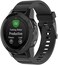 مناسب لجراب Garmin Fenix ​​5، جراب واقٍ من السيليكون الملون وغطاء حماية للإطار من الصدمات لساعة Garmin Fenix ​​5 Plus الذكية (أسود)