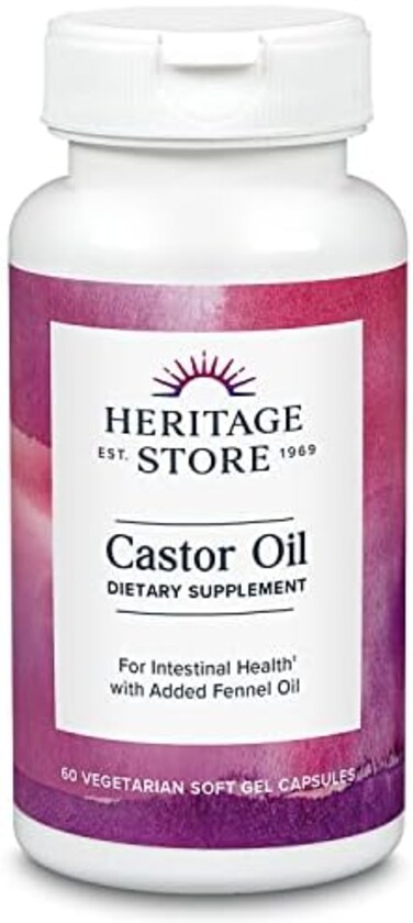 Castor Oil (725Mg.) - 60 Vegetarian Capsules