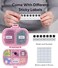 Holii Travel Pill Organizer, 8 Compartments Portable Pill Case, Daily Pill Box To Hold Vitamins, Small Pill Container For Pocket Purse Medicine Organizer（Pink）