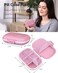 Holii Travel Pill Organizer, 8 Compartments Portable Pill Case, Daily Pill Box To Hold Vitamins, Small Pill Container For Pocket Purse Medicine Organizer（Pink）
