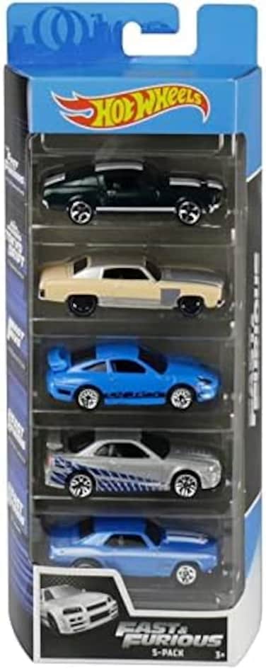 Hot Wheels Fast And Furious 5 Pack Vehicles