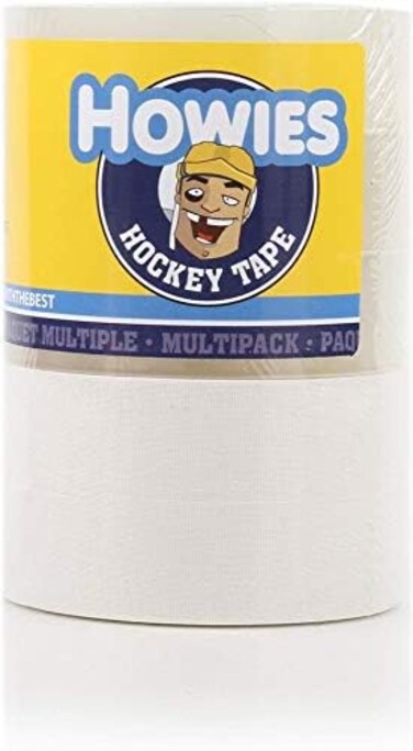 Hockey Tape 5 Roll Pack Of Hockey Tape - 3 Rolls Of Clear Shin Pad Tape, And 2 Rolls Of White Hockey Stick Tape