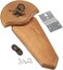 Hunters Specialties Easy To Assemble Trophy Mount H.S. Strut Three Beard Mounting Plaque With Natural Oak Finish, Brown