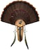 Hunters Specialties Easy To Assemble Trophy Mount H.S. Strut Three Beard Mounting Plaque With Natural Oak Finish, Brown