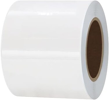 Hybsk 2X2 Inch Rectangle Square Crystal Clear Retail Package Seals Circle Wafer Stickers/Transparent Labels(2X2 Inch)