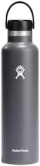 Hydro Flask - Water Bottle 709ml (24 Oz) - Vacuum Insulated Stainless Steel Water Bottle With Leak Proof Flex Cap And Powder Coat - Bpa-Free - Standard Mouth - Stone