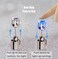 Ic Iclover Stylish LED Earrings Glowing Light Up Diamond Crown Ear Pendant Stud Stainless For Valentine's Day Christmas New Year Wedding Rave Dance Party Decoration Present For Women Men -Blue
