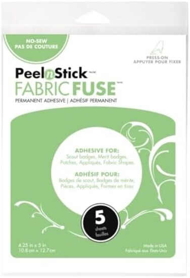 Icraft Thermoweb Peel'N Stick Fabric Fuse Sheets, Multi-Colour, 15.87 X 12.06 X 0.38 Cm