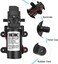 12 Volt Diaphragm Pump 4Lpm 1.05 Gpm 108Psi Self Priming Sprayer Pump 12V Dc Fresh Water Pump With Pressure Switch Adjustable For Rv Camper Marine Boat Lawn (45W)
