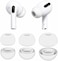 3 Pairs Compatible With Airpods Pro 1St 2Nd Ear Tips Buds, Small Medium Large 3 Size Replacement Silicone Rubber Eartips Earbuds Gel Accessories Compatible With Airpods Pro 2 And 1St - S/M/L White