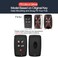 2Pcs Compatible With Land Rover Smart 5 Buttons Silicone Fob Key Case Cover Protector Keyless Remote Holder For Land Rover Range Rover, Range Rover Sport Evoque Velar Discovery 5