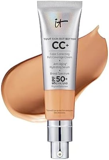 It Cosmetics Cc Cream SPF 50 (Light Medium) Full Coverage, 1. 08 Ounces