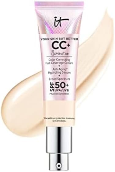 It Cosmetics Your Skin Bit Better Cc+ Illumination Cream With SPF 50+ 1.08 Ounce, Fair