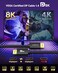 8K Displayport Cable 1.4, Vesa Certified Dp Cable 6.6Ft (8K@60Hz, 4K@144Hz, 2K@240Hz)Hbr3 Support 32.4Gbps, Hdr, Hdcp 2.2, Freesync G-Sync, Braided Display Port For Gaming Monitor, Graphics, Pc
