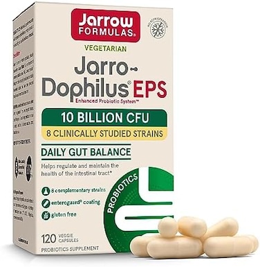 Jarrow Formulas Jarro-Dophilus Eps- 5Billion Cfu Per Serving- Clinically Studied Multi-Strain Digestive Probiotic Supplement- Intestinal &amp; Immune Health- Up To 120 Servings