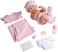 Jc Toys 18541 La Newborn Boutique 14 Inch Doll, 9 Piece Set, Real Girl In Pink