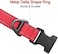 Dog Collar, Reflective Padded Neoprene Pet Collar, Adjustable Nylon Collars For Small Dogs, S, Red
