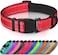 Dog Collar, Reflective Padded Neoprene Pet Collar, Adjustable Nylon Collars For Small Dogs, S, Red