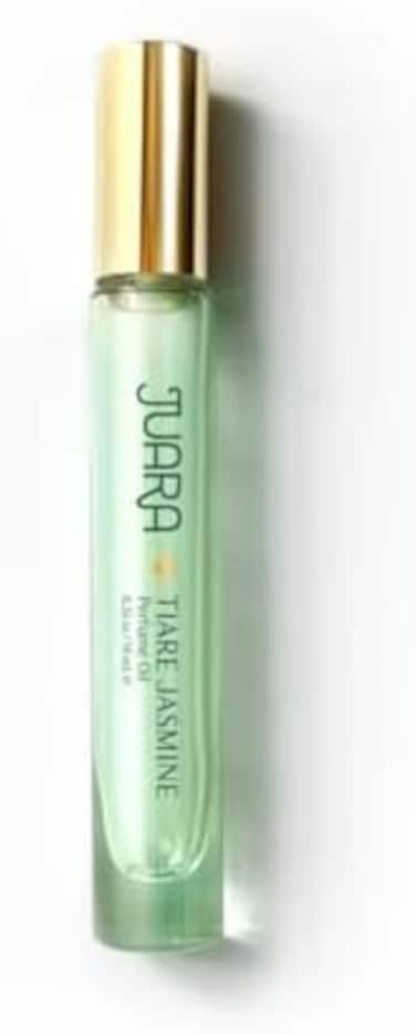 Juara - Tiare Jasmine Perfume Oil, Roll-On, Floral Fragrance For Women, Natural Ingredients, Long Lasting Luxury, Alcohol-Free, Paraben &amp; Sulfate Free, 0.34 Oz (10ml)