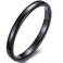 2mm Tungsten Carbide Stackable Ring Plain Wedding Band