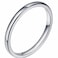 2mm Tungsten Carbide Stackable Ring Plain Wedding Band