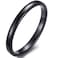 2mm Tungsten Carbide Stackable Ring Plain Wedding Band