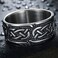 9mm Vintage Stainless Steel Celtic Knot Ring Biker Cocktail Party