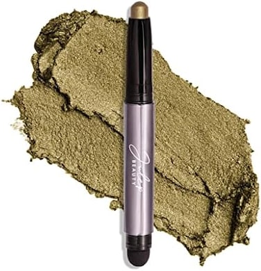 ظلال عيون جوليب 101 كريم إلى بودرة ظلال عيون مقاومة للماء، أخضر كاكي لامع