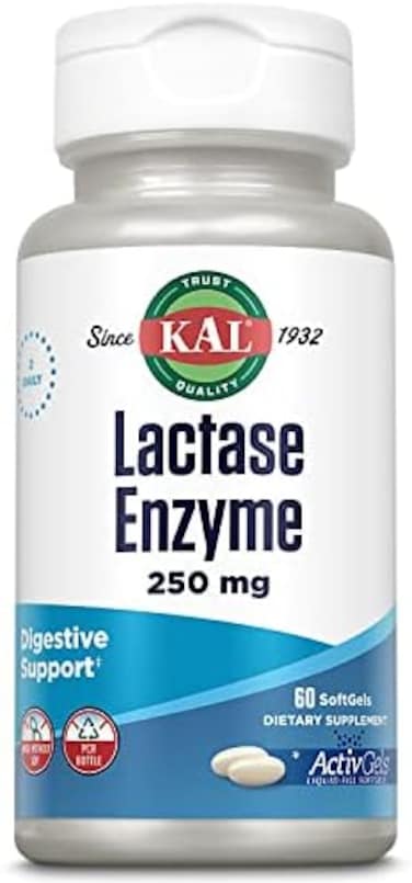 Kal Lactase Enzyme (250Mg) - 60 Softgels