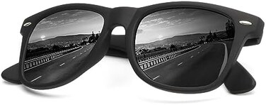 نظارات شمسية مستقطبة للرجال للنساء بإطار شبه بدون إطار نظارات شمسية للقيادة: حجب الأشعة فوق البنفسجية بنسبة 100%