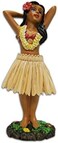 Kc Hawaii Hula Girl Posing Mini Dashboard Doll 4.4 Inches