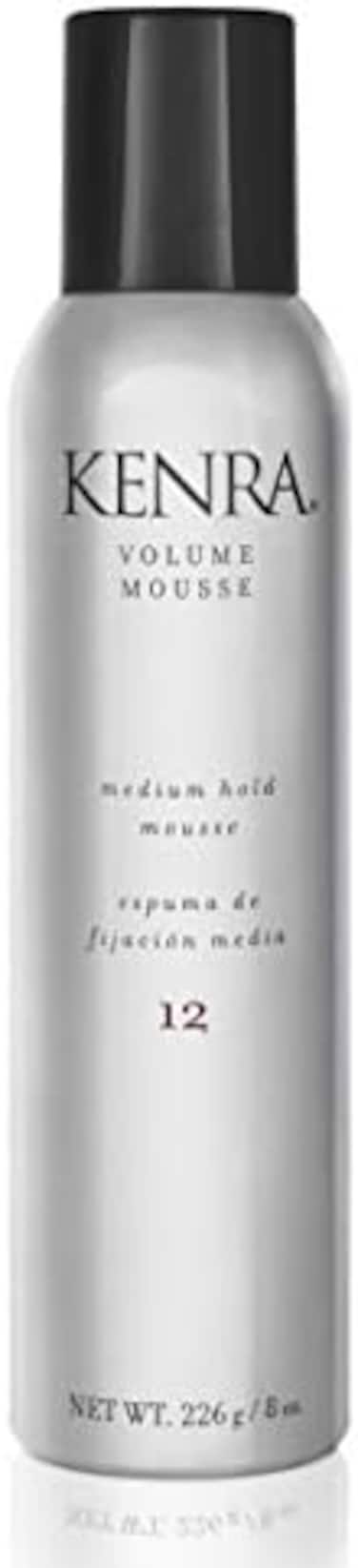 Kenra Volume Mousse 12, Medium Hold Mousse, Non-Drying, Non-Flaking Lightweight Formulation , Styling Control Without Stiffness Or Stickiness, Tames Frizz &amp; Conditions, All Hair Types, 8 Oz