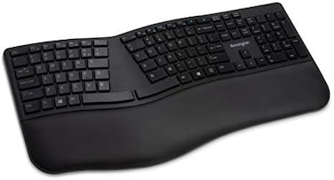 لوحة مفاتيح لاسلكية كينسينغتون برو فيت مريحة، بلوتوث - أسود (K75401Us)