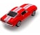 مقياس كينسمارت 1/38 1967 فورد شيلبي موستانج Gt-500 دييكاست سيارة حمراء