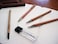 2mm Mechanical Pencil, Wooden Barrel, #1 B, Black Lead, 1Ea (Otp-580N), Natural Wood Color