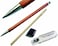 2mm Mechanical Pencil, Wooden Barrel, #1 B, Black Lead, 1Ea (Otp-580N), Natural Wood Color