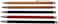 2mm Mechanical Pencil, Wooden Barrel, #1 B, Black Lead, 1Ea (Otp-580N), Natural Wood Color