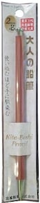 2mm Mechanical Pencil, Wooden Barrel, #1 B, Black Lead, 1Ea (Otp-580N), Natural Wood Color
