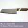 Kiwi Brand Stainless Steel 8 Inch Thai Chef's Knife No. 21
