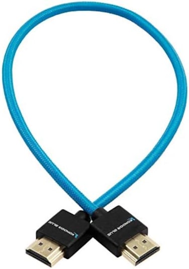 كابل Kondor Blue 4K Full HDMI رقيق ومستقيم لشاشات الكاميرا وبطاقات الالتقاط والمزيد