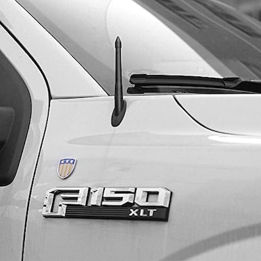 هوائي قصير Ksaauto لسيارة Ford F150 2009-2025، هوائي سيارة 4.5 بوصة لملحقات شاحنة F150 F250 F350 Bronco البديلة لملحقات Ford F150