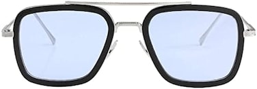 نظارات شمسية توني ستارك للرجال والنساء، نظارة آيرون مان إديث بإطار معدني كلاسيكي