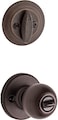 Kwikset 690P 11P Cp K6 Venetian Bronze Polo Combo Pack Lockset, Model: 96900-333