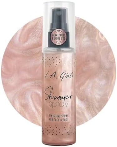 L.A. Girl Shimmer Spray (80ml, Rose Gold)