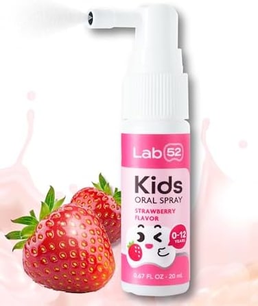Kids Oral Spray, Toddler Toothpaste Helper For Cavity Repair And Fresh Breath, Children Anticavity With Fluoride Free For Newborn To Preschoolers, Xylitol Strawberry Flavor