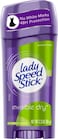 Lady Speed Stick Invisible Dry Antiperspirant &amp; Deodorant, Powder Fresh, 2.3 Oz, Purple