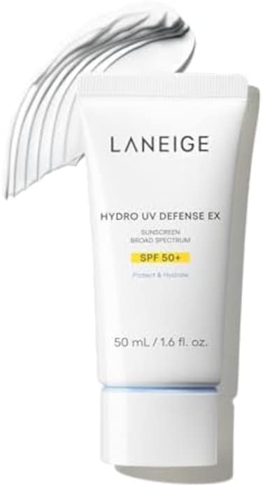 Laneige Hydro UV Defense SPF 50+: Lightweight, Daily, Non-Greasy, Sunscreen For UVa &amp; UVb Protection, 1.6 Fl. Oz.