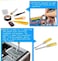 Leatbuy Network Crimp Tool Kit For Rj45/Rj11/Rj12/Cat5/Cat6/Cat5E/8P, Professional Crimper Connector Stripper Cutter, Computer Maintenance Lan Cable Pliers R Soldering Iron Set(Orange)